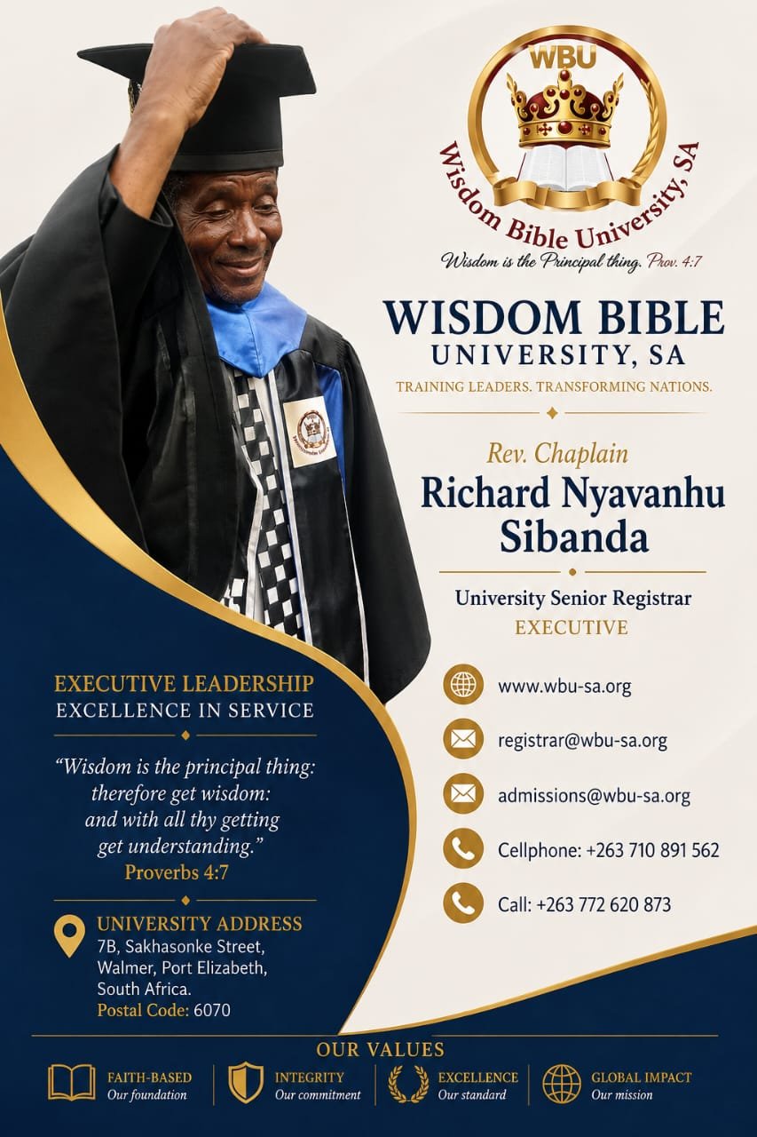 Rev. Dr. Richard Nyavanhu Sibanda