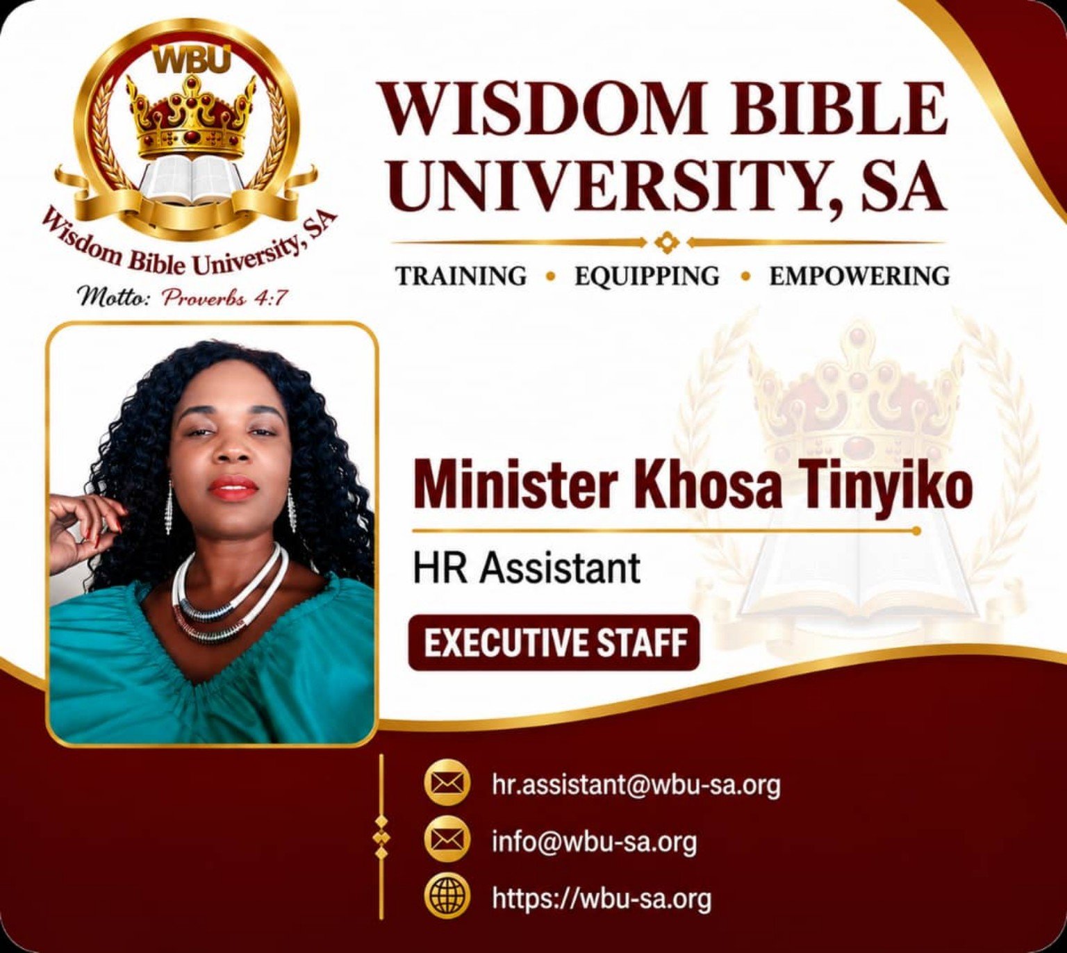 Minister Khosa Tinyiko